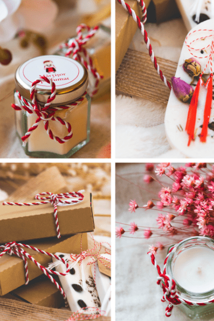 Set de 10 martisoare parfumate