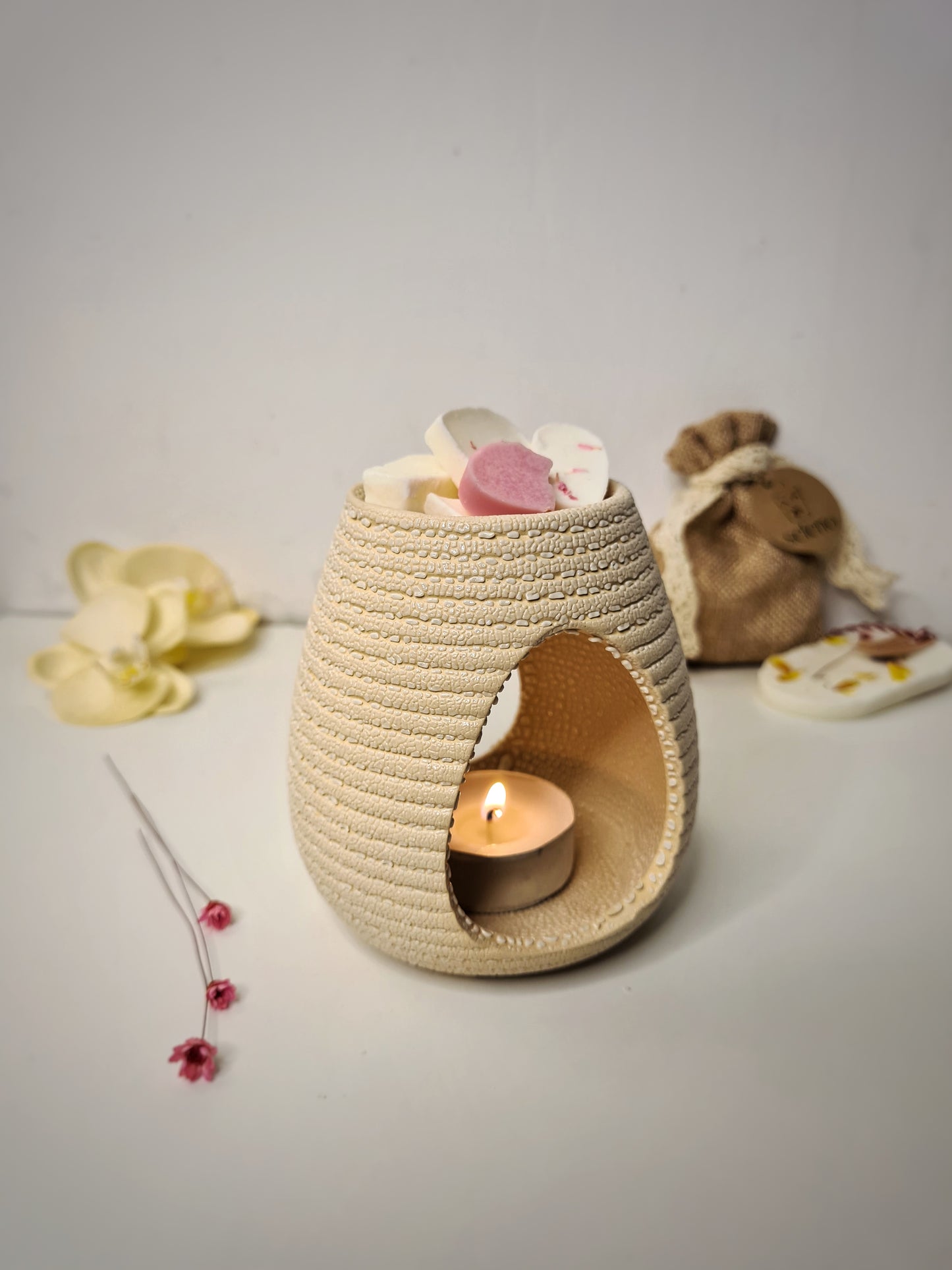 Set Sweet Love - ceara parfumata + difuzor aromaterapie