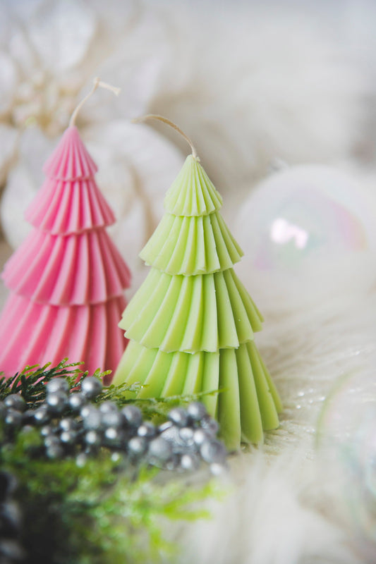 Lumanare decorativa parfumata - bradut verde