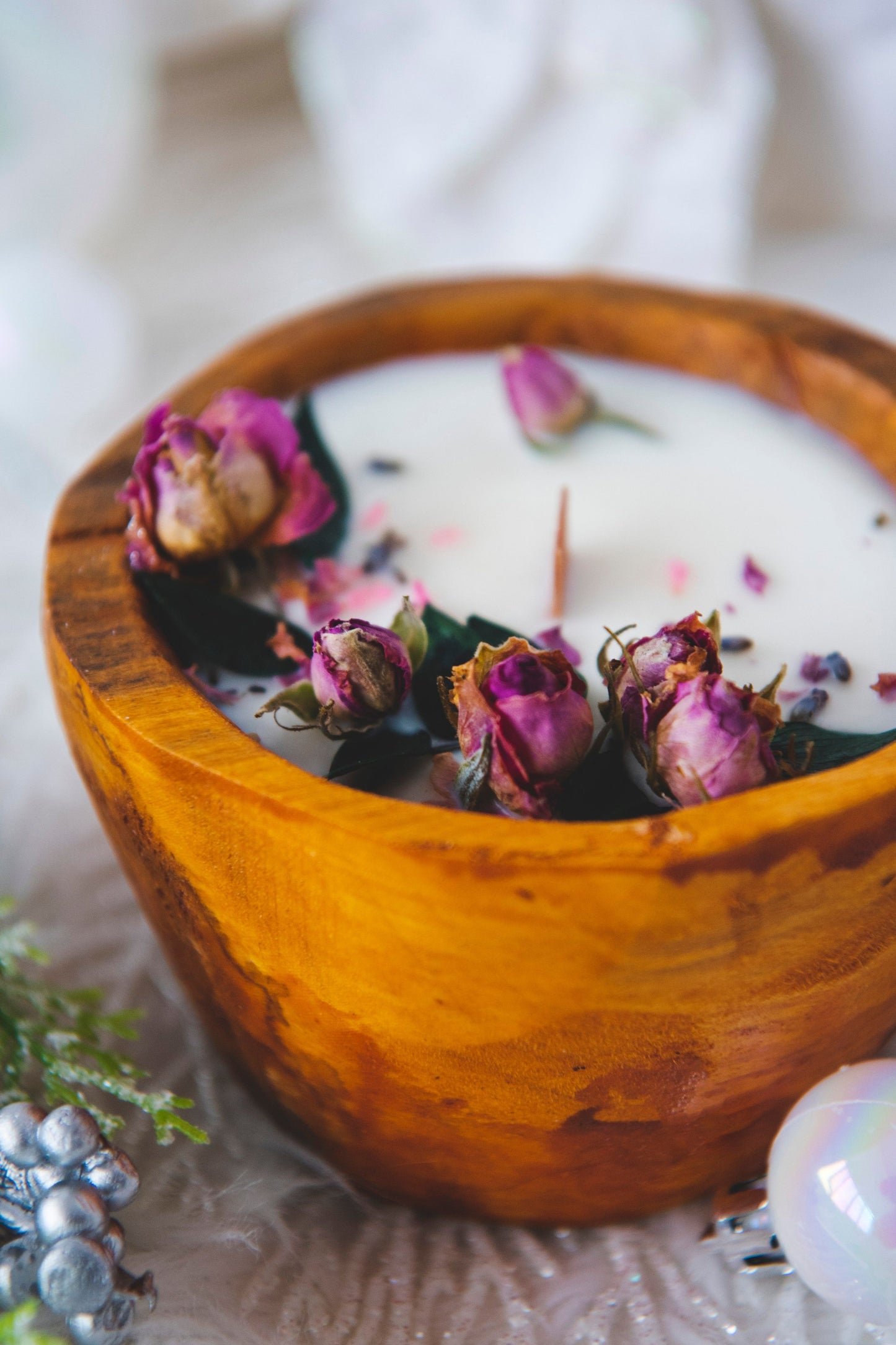 Lumanare decorativa parfumata - Gradina cu trandafiri