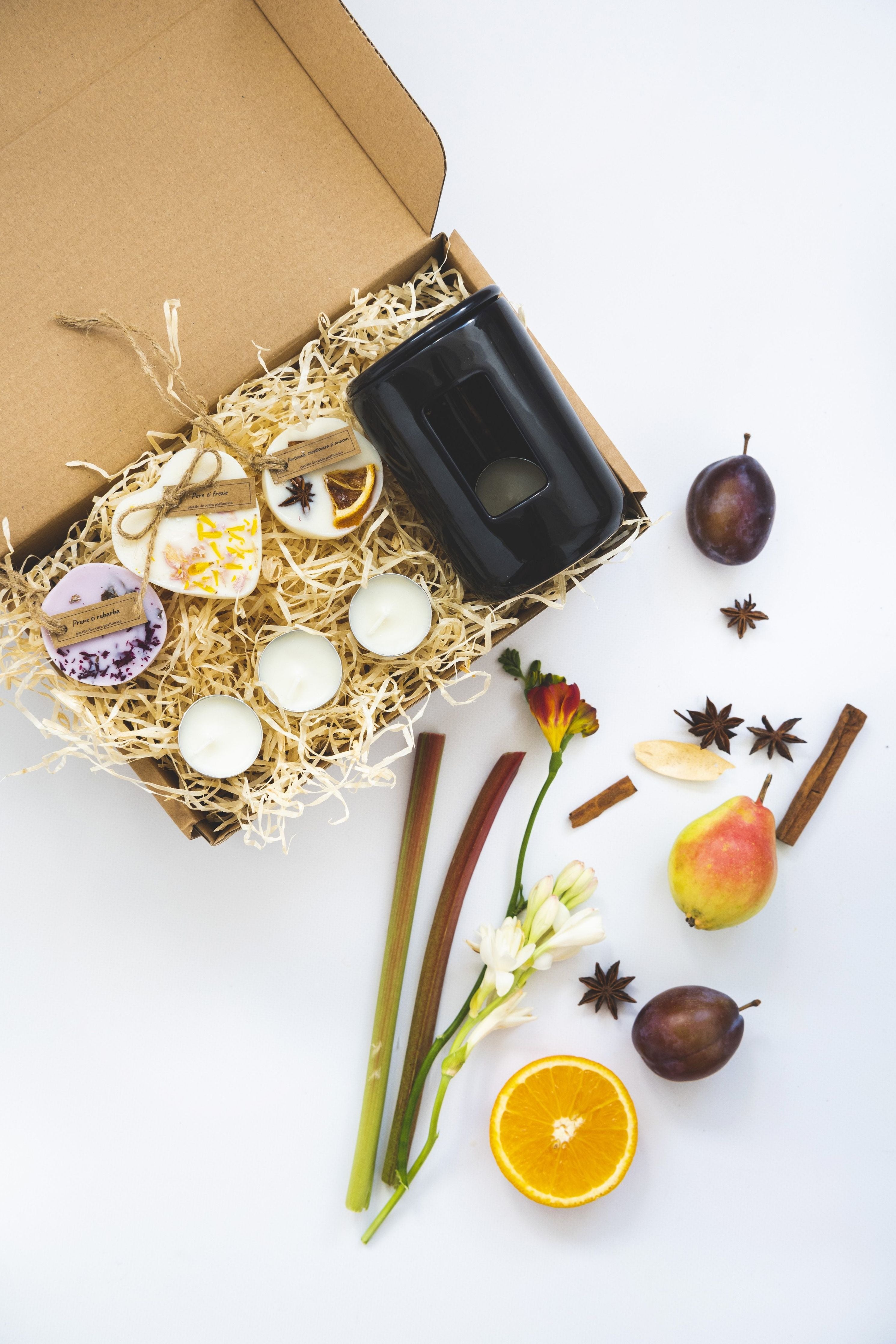 Set Christmas Mix - ceara parfumata + difuzor aromaterapie – Seleno