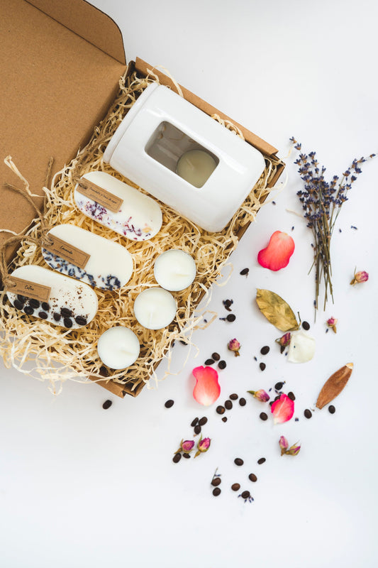 Set Cozy Home - ceara parfumata + difuzor aromaterapie
