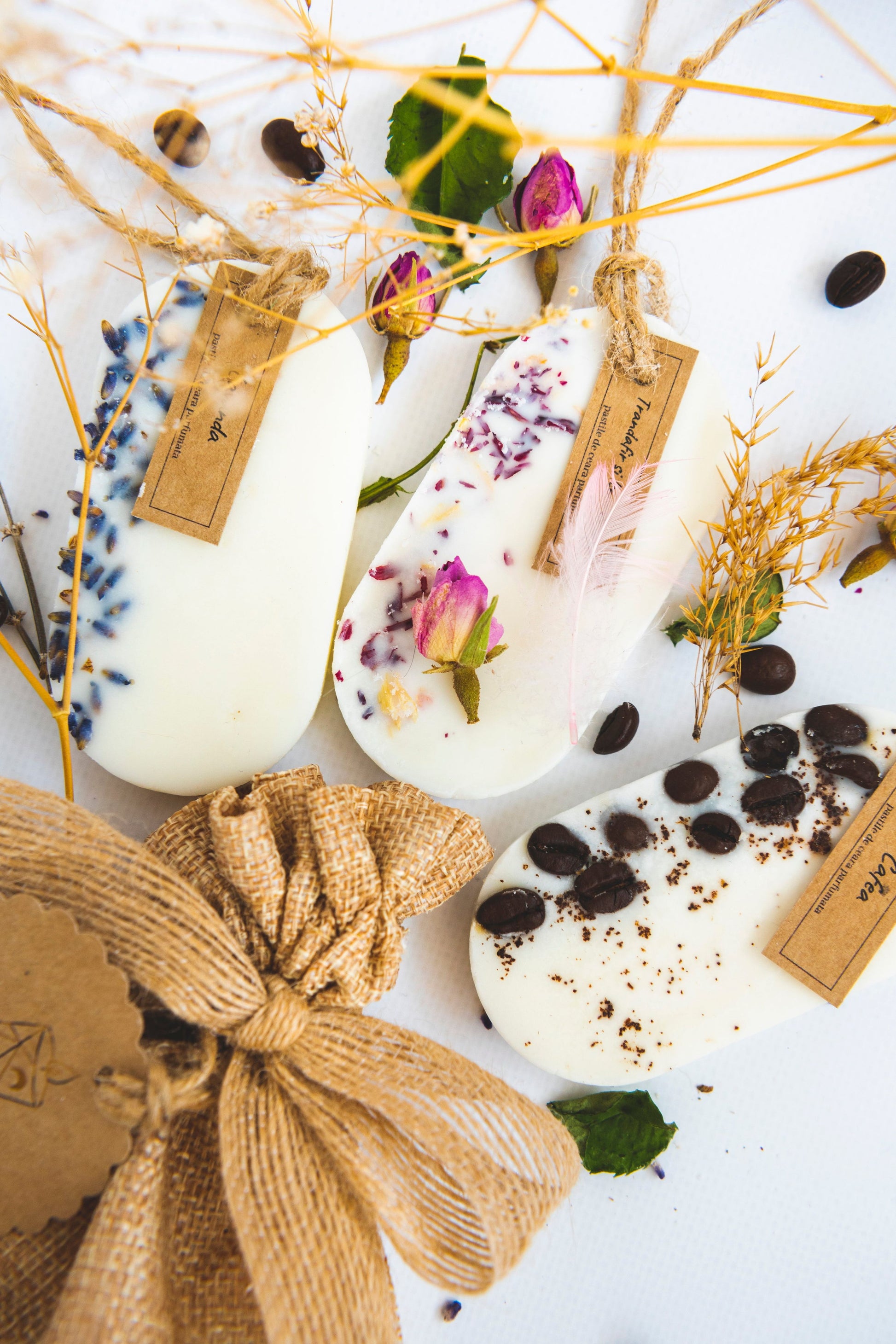 Set Cozy Home - pastile de ceara parfumata de soia