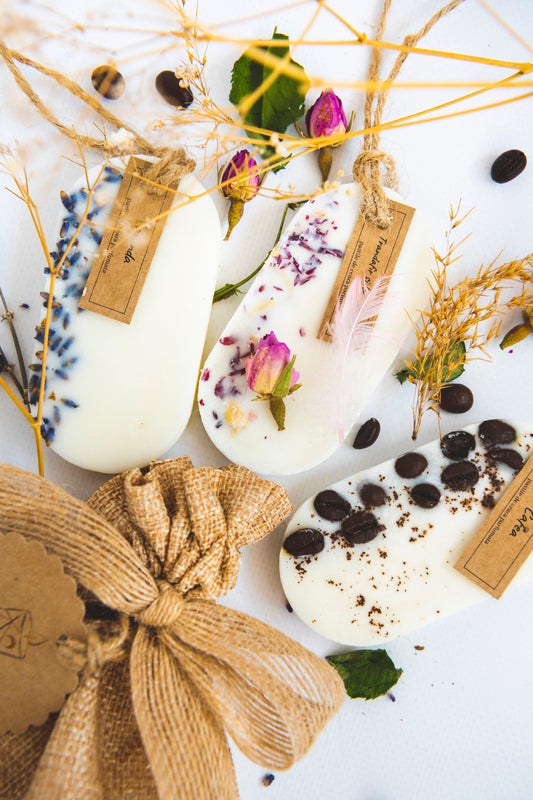 Set Cozy Home - pastile de ceara parfumata de soia